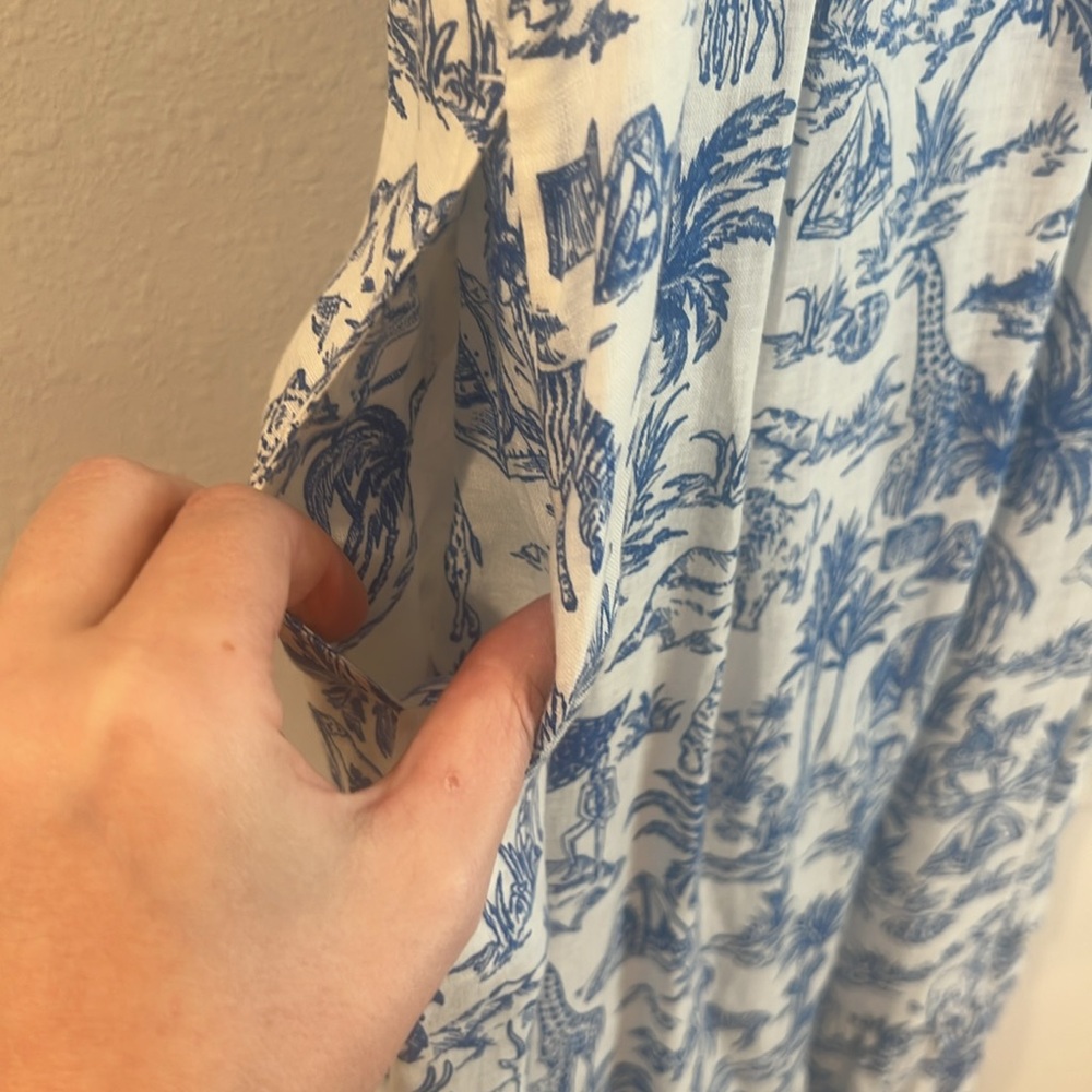 Tory Burch safari toile print dress - Picture 6 of 8